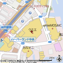 ヴィクトリアゴルフ神戸ハーバーランド店周辺の地図