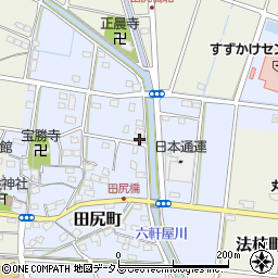 静岡県浜松市中央区田尻町262周辺の地図