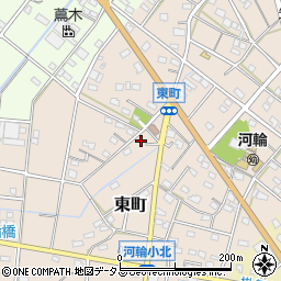 静岡県浜松市中央区東町402周辺の地図