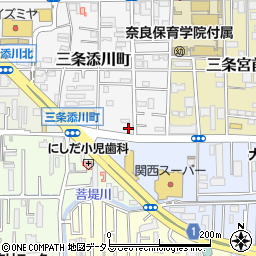 読売新聞　奈良中央ＹＣ周辺の地図