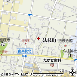 静岡県浜松市中央区法枝町523周辺の地図