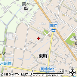 静岡県浜松市中央区東町435周辺の地図