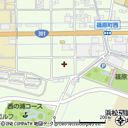 静岡県浜松市中央区篠原町23338周辺の地図