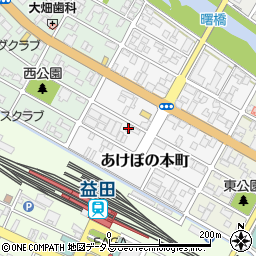 ピザリアビッグマウス益田店周辺の地図