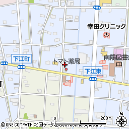 静岡県浜松市中央区下江町312周辺の地図