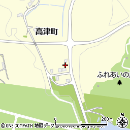 島根県益田市高津町457周辺の地図