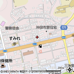 島根県益田市東町11-9周辺の地図