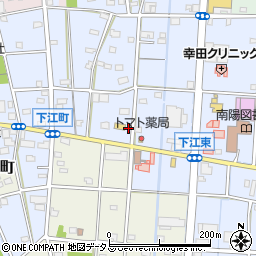 静岡県浜松市中央区下江町251周辺の地図