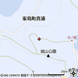 兵庫県姫路市家島町真浦461周辺の地図