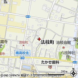 静岡県浜松市中央区法枝町522周辺の地図