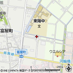 静岡県浜松市中央区富屋町137周辺の地図