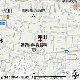 岡山県岡山市中区赤田282周辺の地図