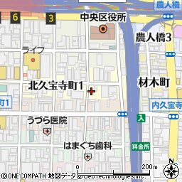 中央民主商工会館周辺の地図