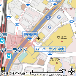木曽路 神戸ハーバーランド店周辺の地図