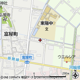 静岡県浜松市中央区富屋町139周辺の地図