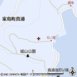 兵庫県姫路市家島町真浦402周辺の地図