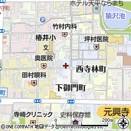 奈良県奈良市光明院町周辺の地図