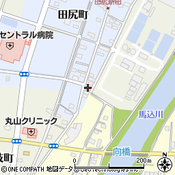 静岡県浜松市中央区田尻町34周辺の地図