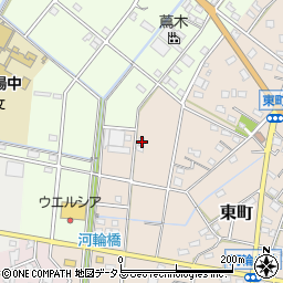 静岡県浜松市中央区東町454周辺の地図