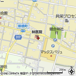 静岡県浜松市中央区新橋町1441周辺の地図