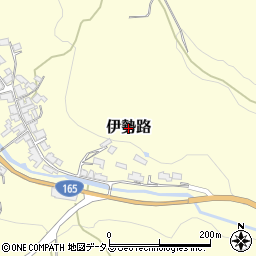 三重県伊賀市伊勢路周辺の地図