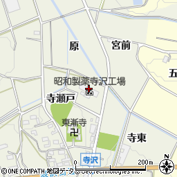 昭和製薬寺沢工場周辺の地図