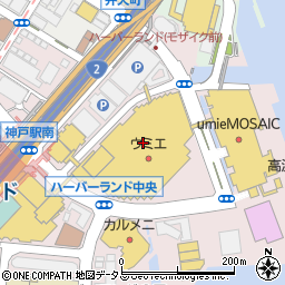 トイザらス・ベビーザらス神戸ハーバーランド店周辺の地図