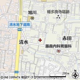 岡山県岡山市中区赤田62周辺の地図