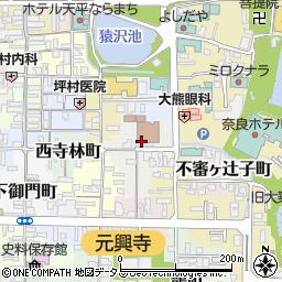 奈良県奈良市東寺林町周辺の地図