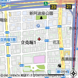 〒550-0012 大阪府大阪市西区立売堀の地図