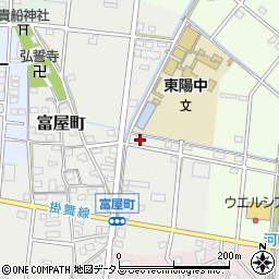 静岡県浜松市中央区富屋町141周辺の地図
