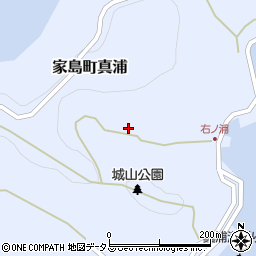 兵庫県姫路市家島町真浦385周辺の地図