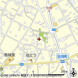静岡県浜松市中央区白羽町711周辺の地図