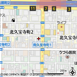 株式会社紙業通信社　大阪支社周辺の地図