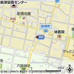 静岡県浜松市中央区新橋町1565周辺の地図