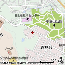 静岡県牧之原市汐見台16-6周辺の地図