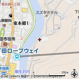 静岡県下田市中555周辺の地図