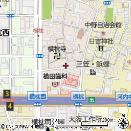ＪＰアパートメント東大阪２周辺の地図