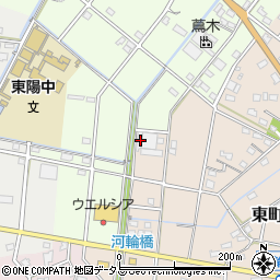 静岡県浜松市中央区東町452周辺の地図