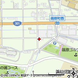 静岡県浜松市中央区篠原町23330周辺の地図