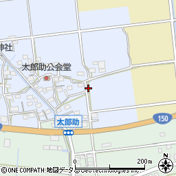 静岡県袋井市太郎助周辺の地図