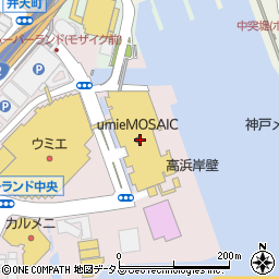 キデイランド神戸店周辺の地図