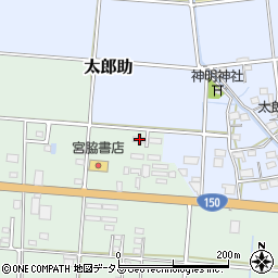 静岡県袋井市湊983周辺の地図