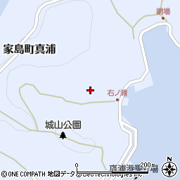 兵庫県姫路市家島町真浦404周辺の地図