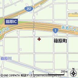 静岡県浜松市中央区篠原町21145周辺の地図