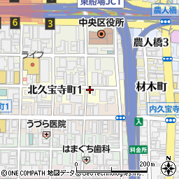 北久宝寺３駐車場周辺の地図