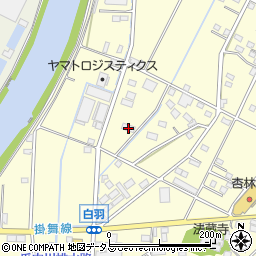 静岡県浜松市中央区白羽町269周辺の地図