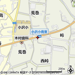 小沢小南東周辺の地図