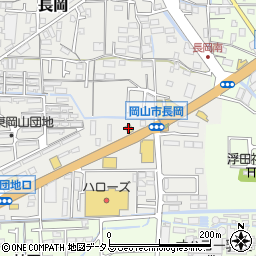 丸亀製麺東岡山店周辺の地図