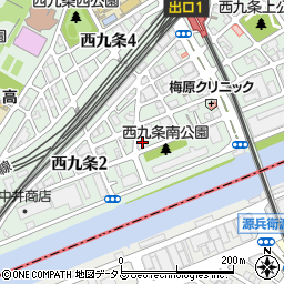 水道レスキュー西九条・桜島駅・北港・酉島・高見・福駅周辺の地図